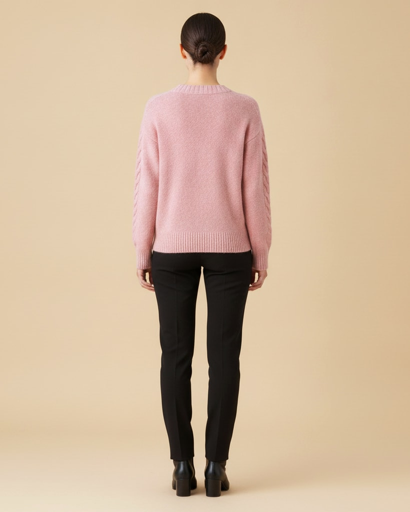 alpaca blend knit jumper