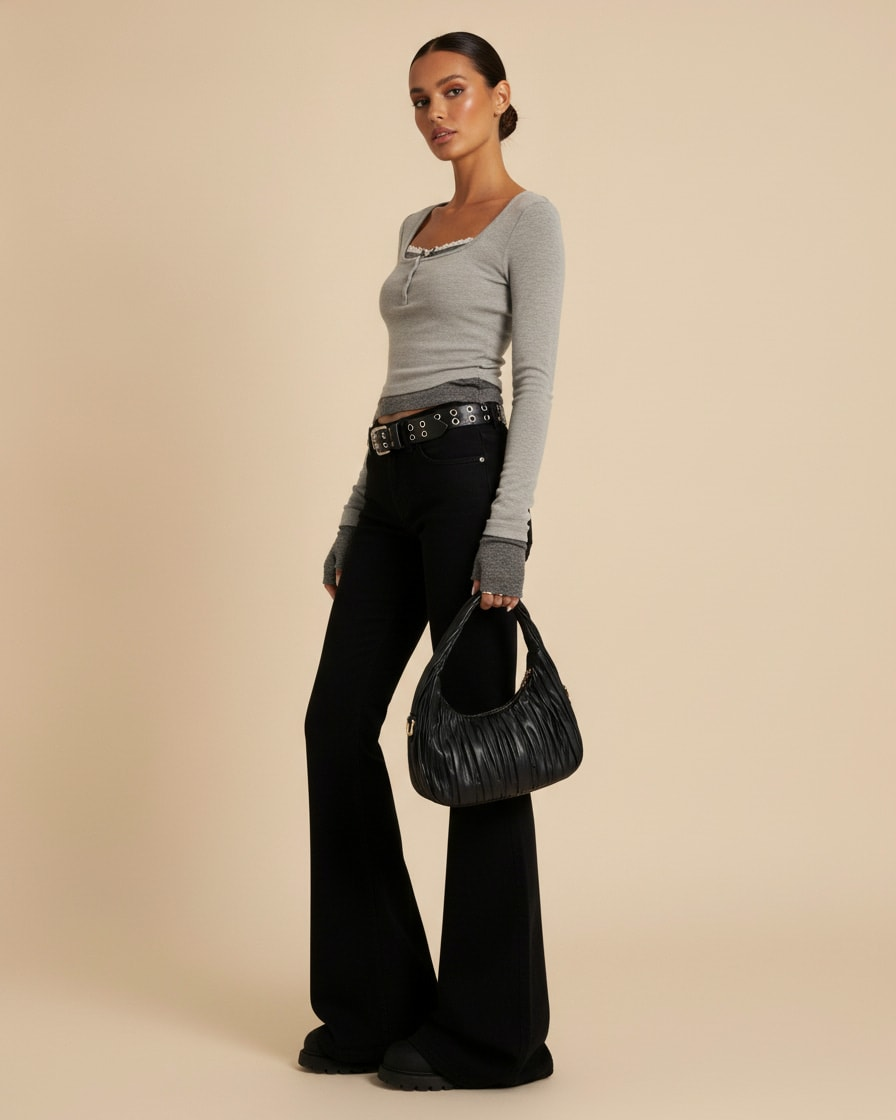 chic bootcut jeans 03400