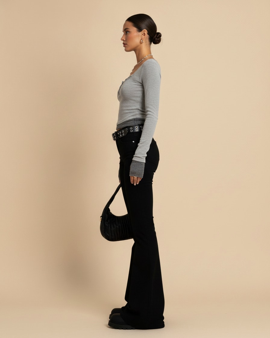 chic bootcut jeans 03400