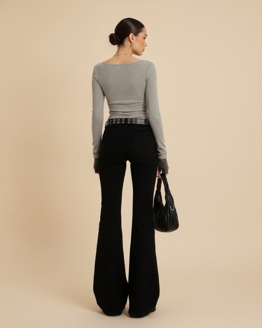 chic bootcut jeans 03400