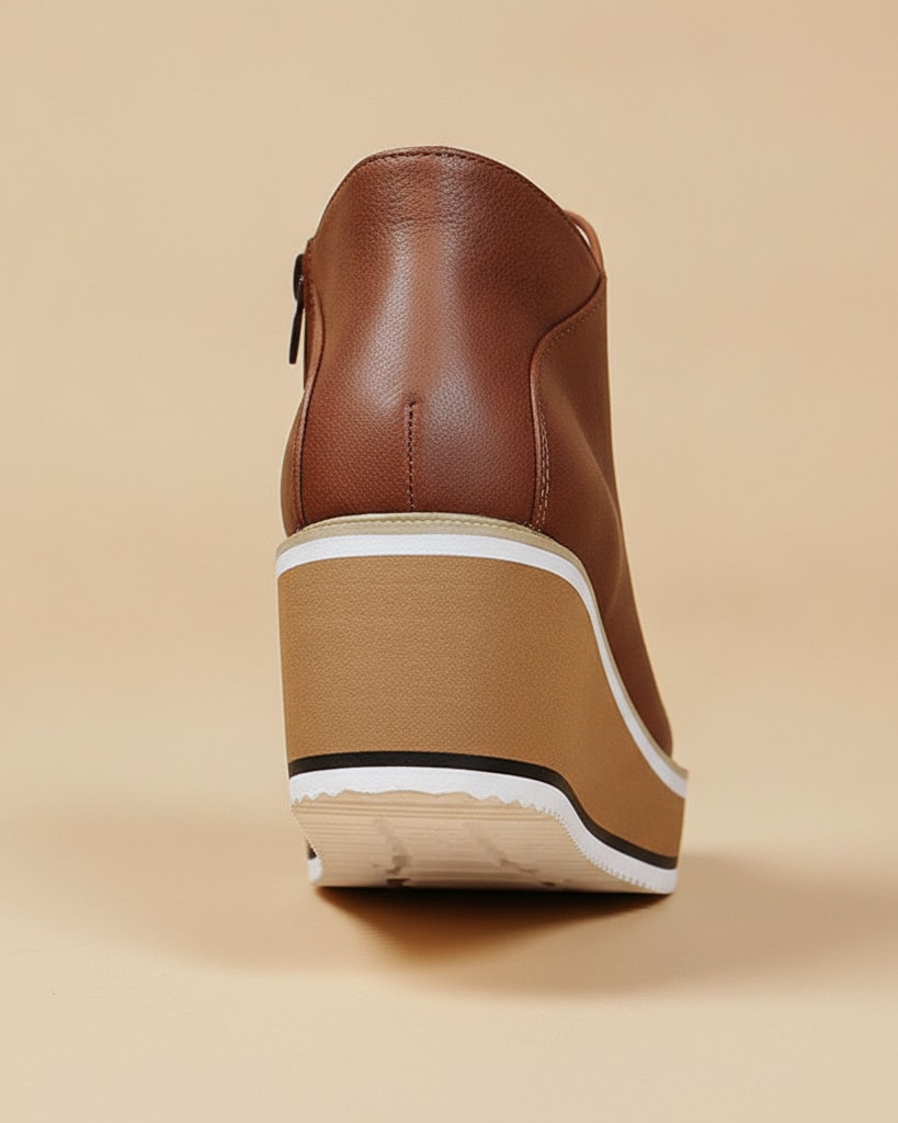 chunky block heel ankle boots