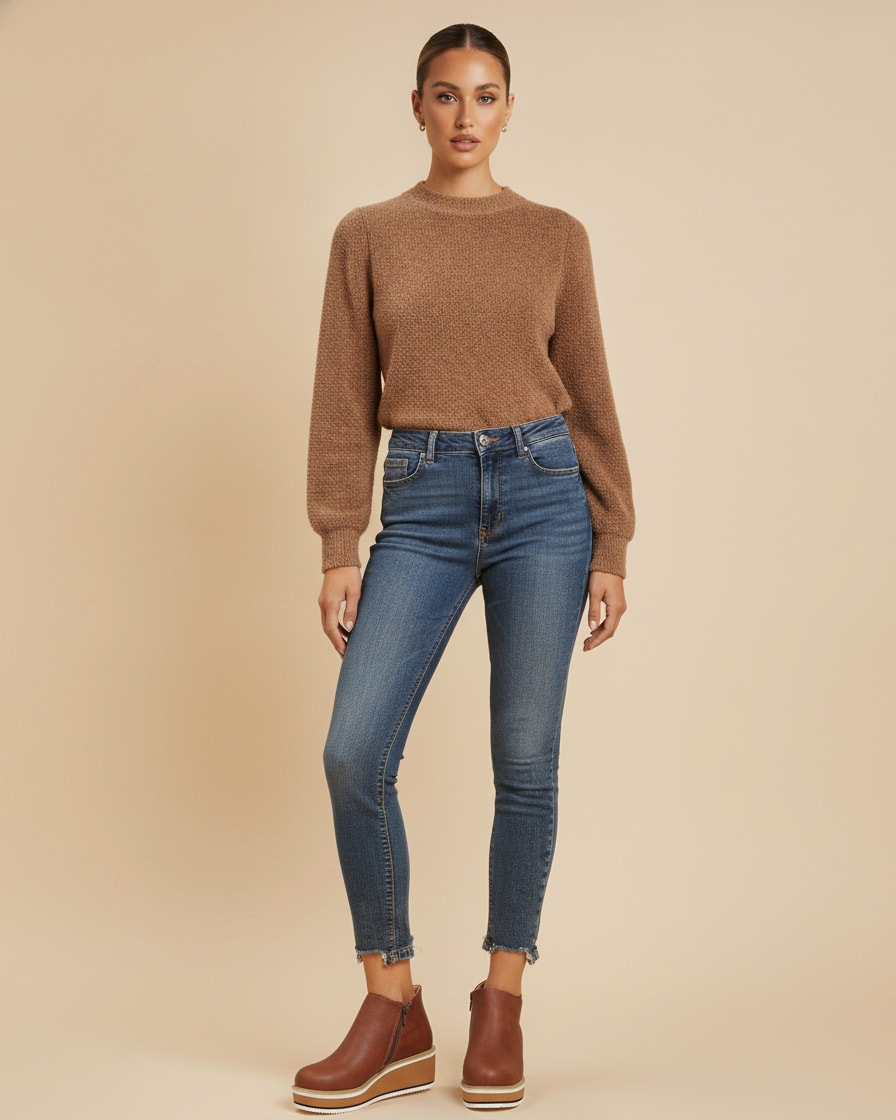 chunky block heel ankle boots
