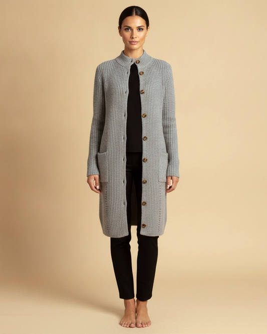 double pocket knit cardigan