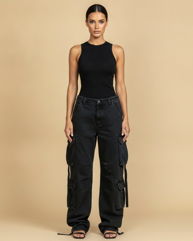 hip hop trousers pockets low 98944
