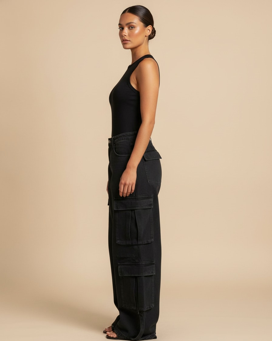hip hop trousers pockets low 98944