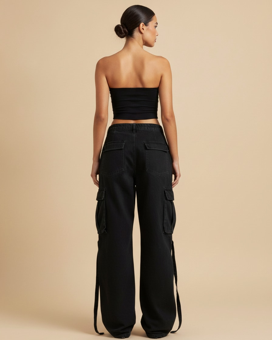 hip hop trousers pockets low 98944