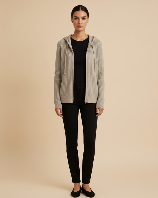 hooded cardigan coat 27900