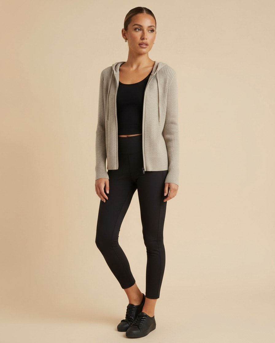 hooded cardigan coat 27900