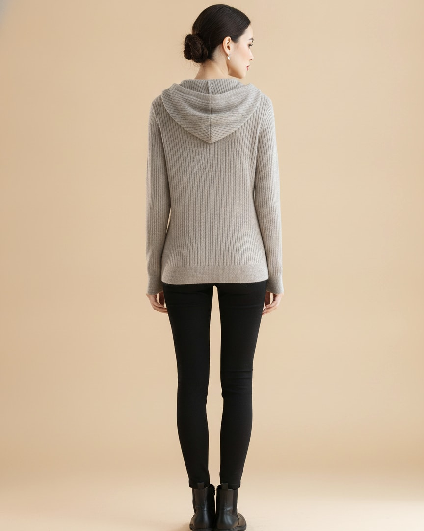 hooded cardigan coat 27900