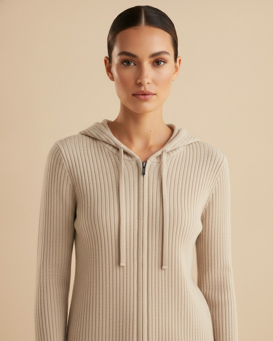 hooded cardigan coat 27900