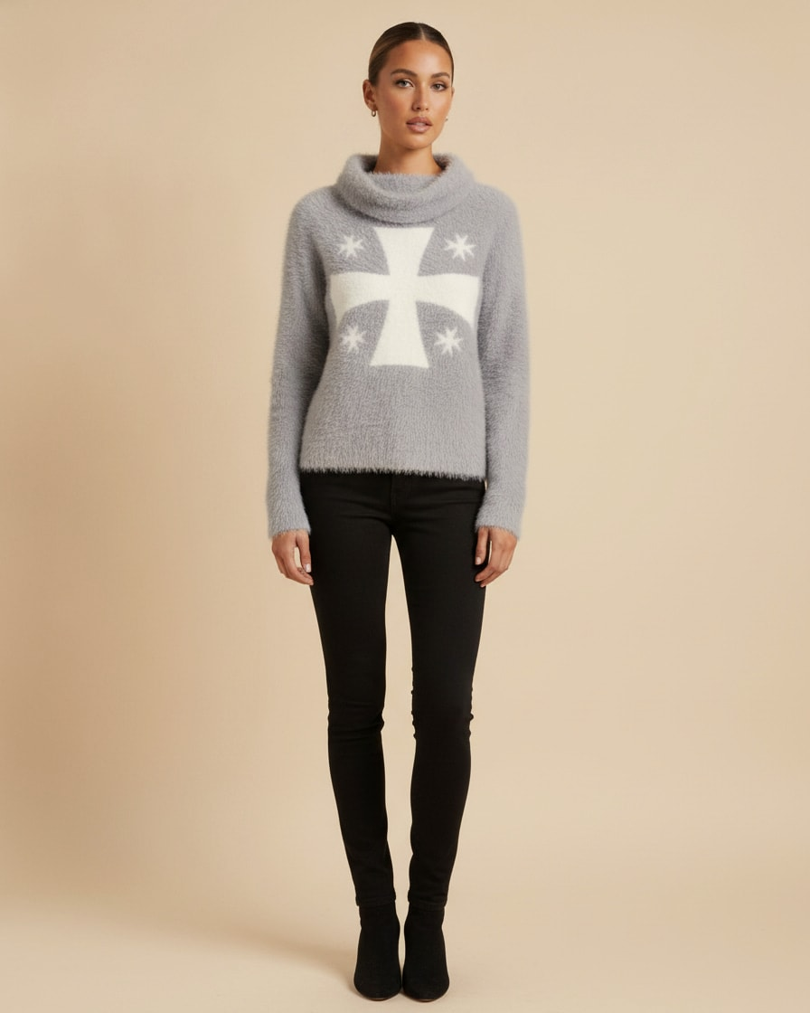 knitted cardigan sweater 30200