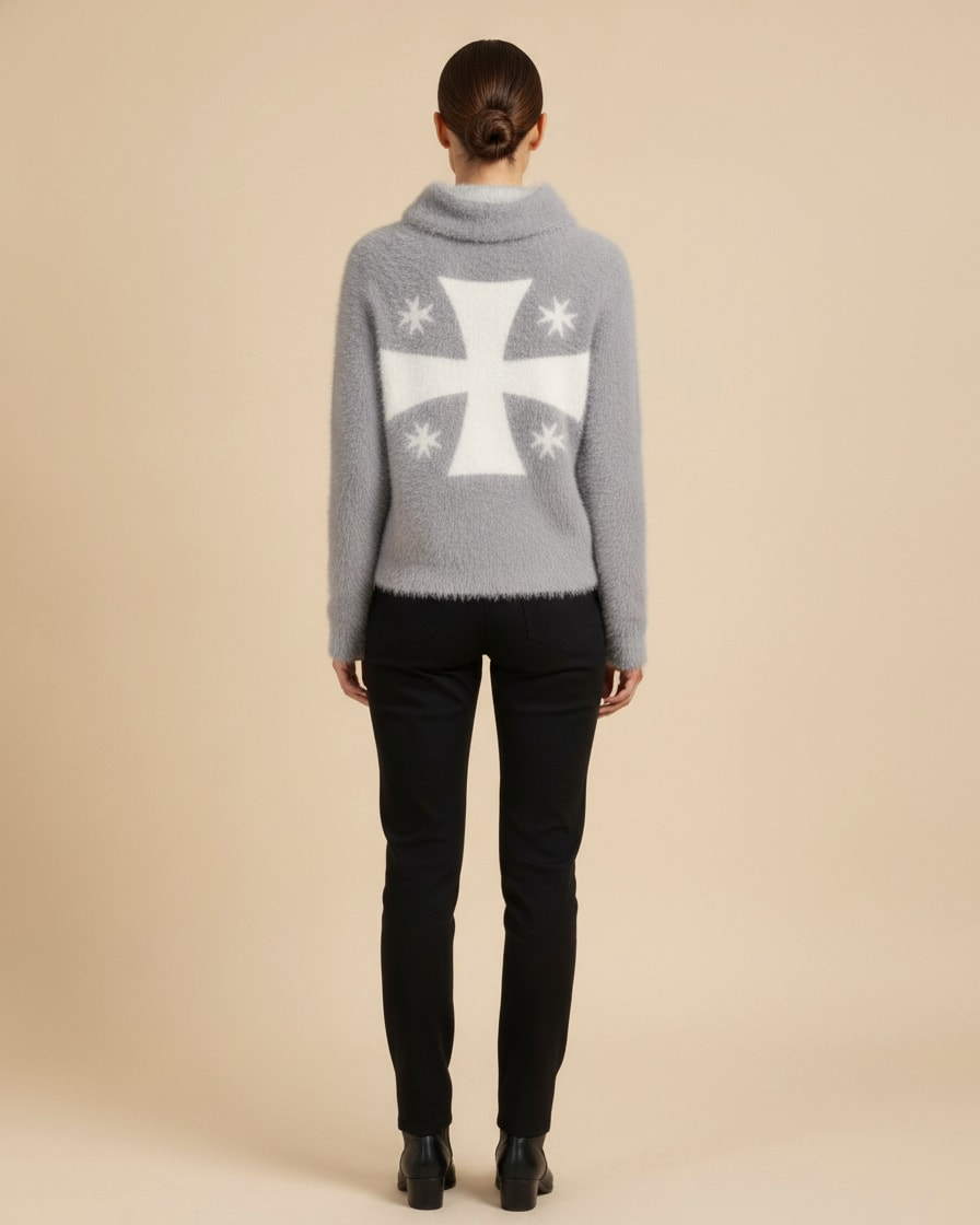 knitted cardigan sweater 30200