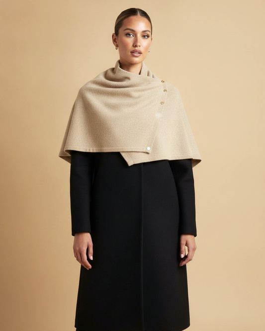 large shawl cotton cashmere cape 44194