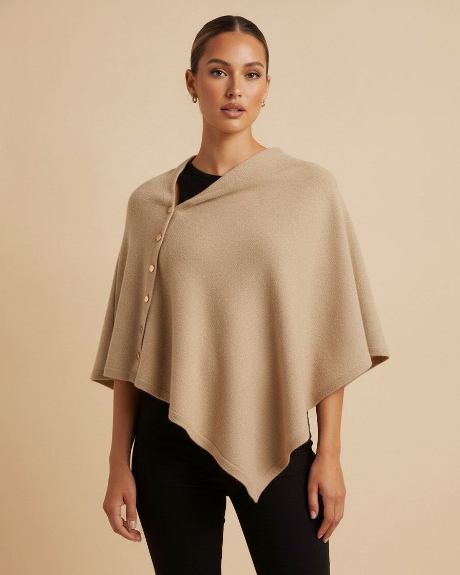large shawl cotton cashmere cape 44194