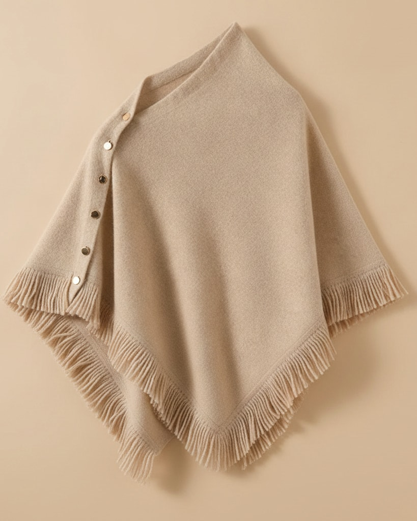 large shawl cotton cashmere cape 44194