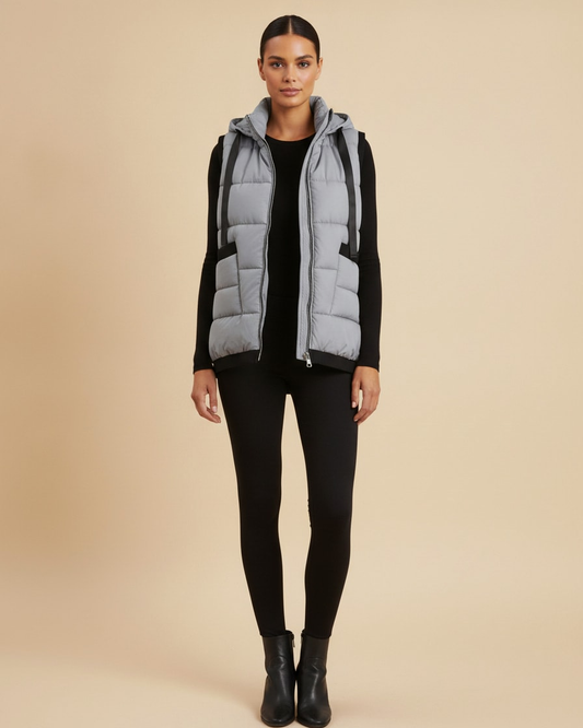 lightweight zip up vest jacket 34000