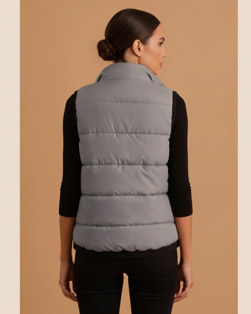lightweight zip up vest jacket 34000