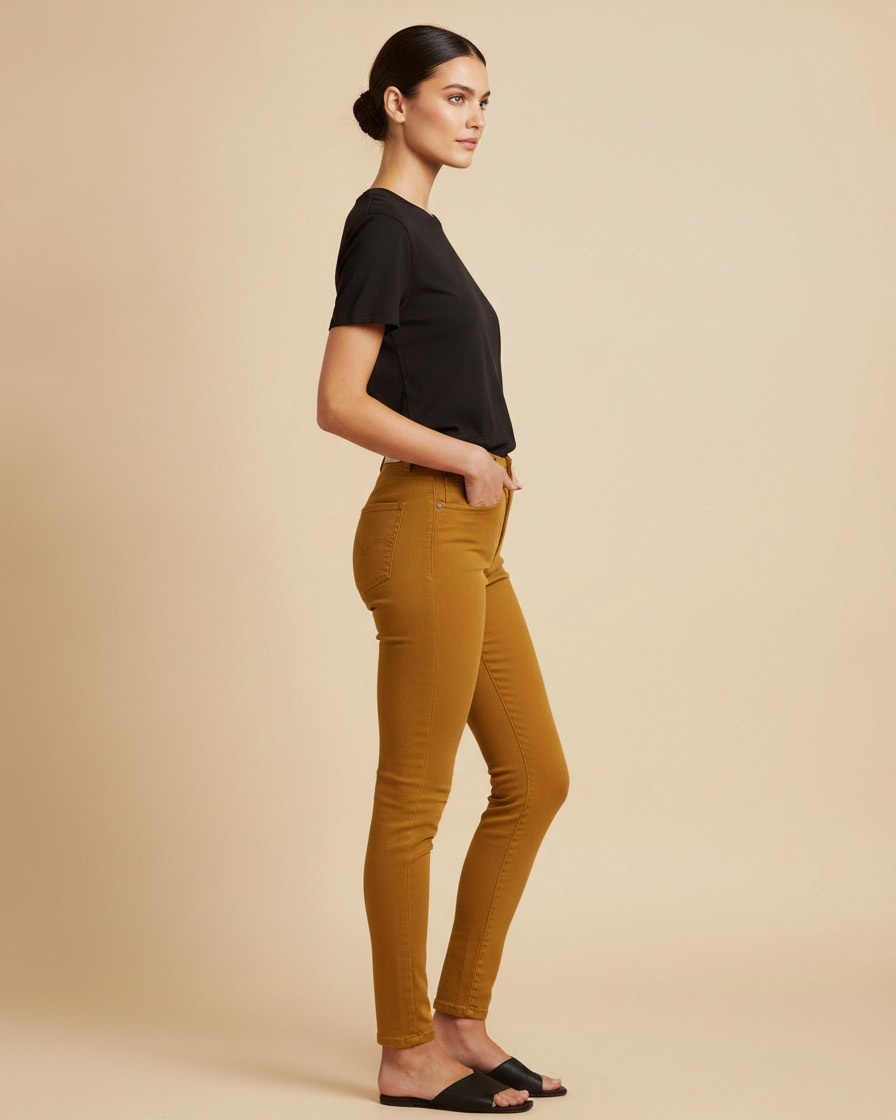low rise stretch jeans 24700