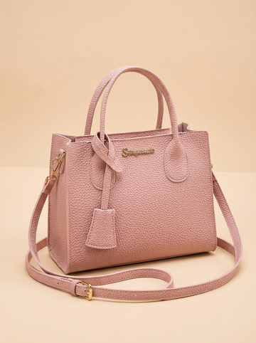 Structured Top-Handle Crossbody Bag