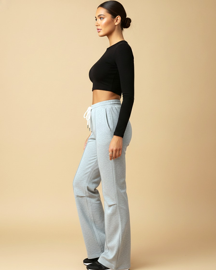 pants drawstring elastic waist wide 23500