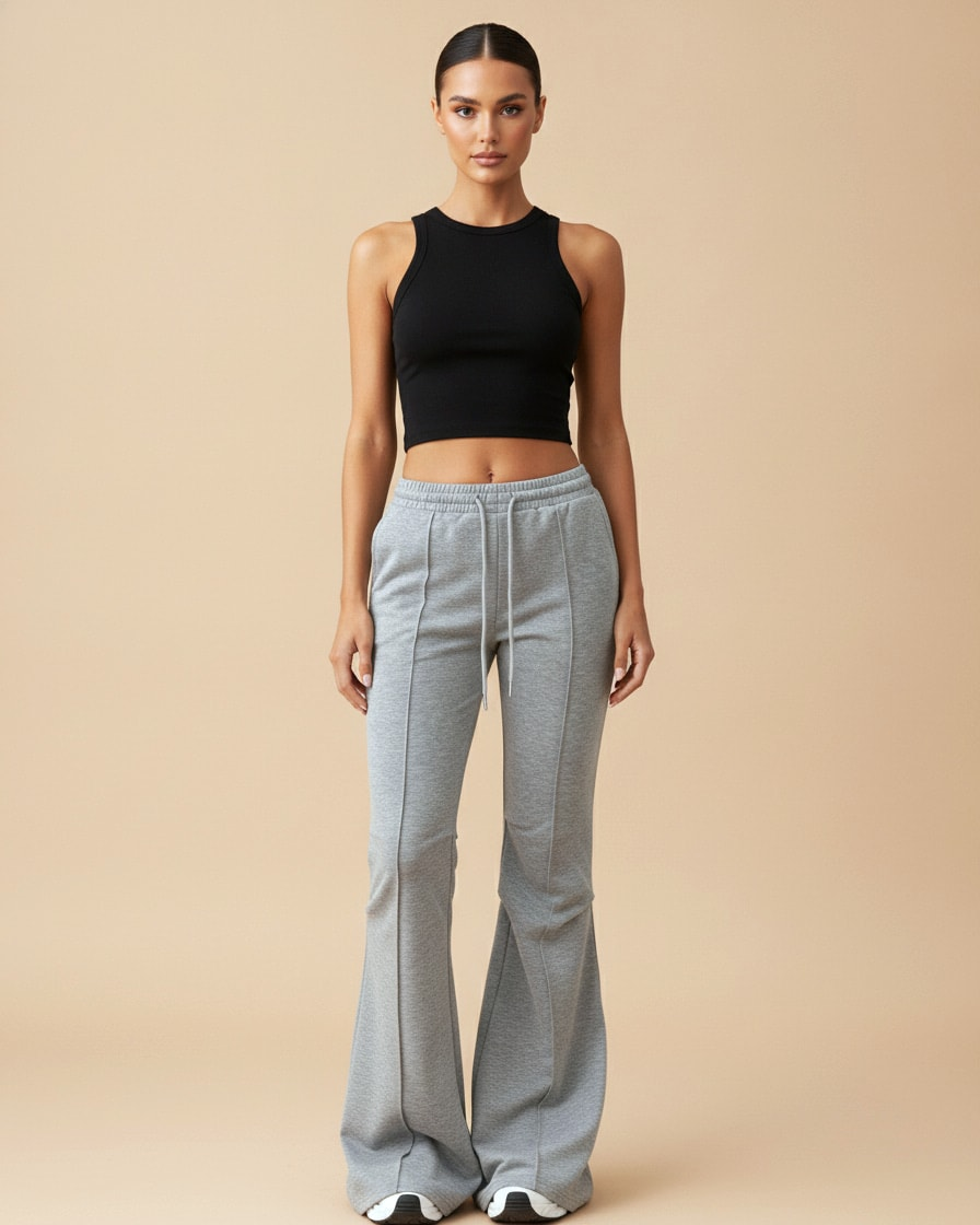 pants drawstring elastic waist wide 23500