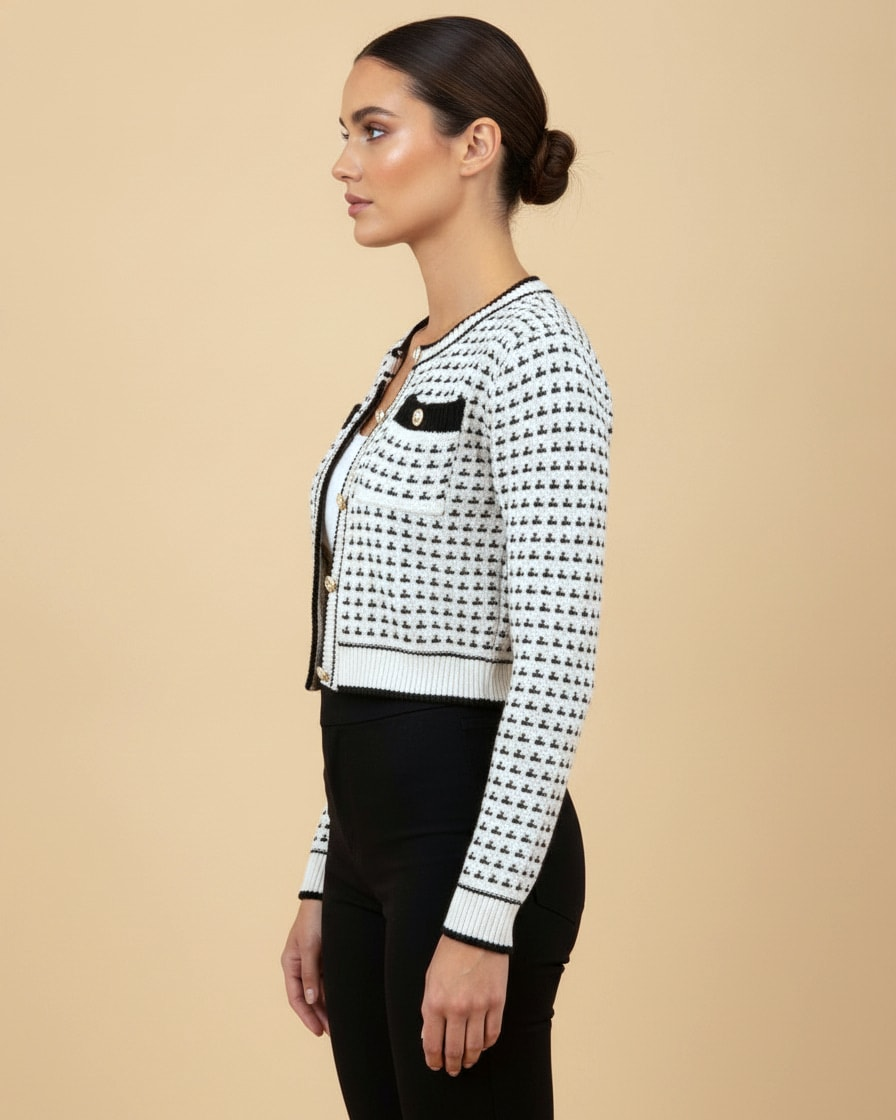 short cardigan chanel sweater 29100
