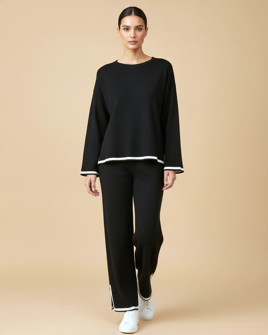 slit long sleeve top wide 17000