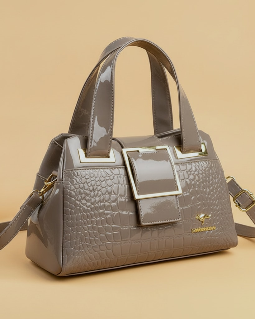 soft leather crocodile pattern crossbody bag 28300