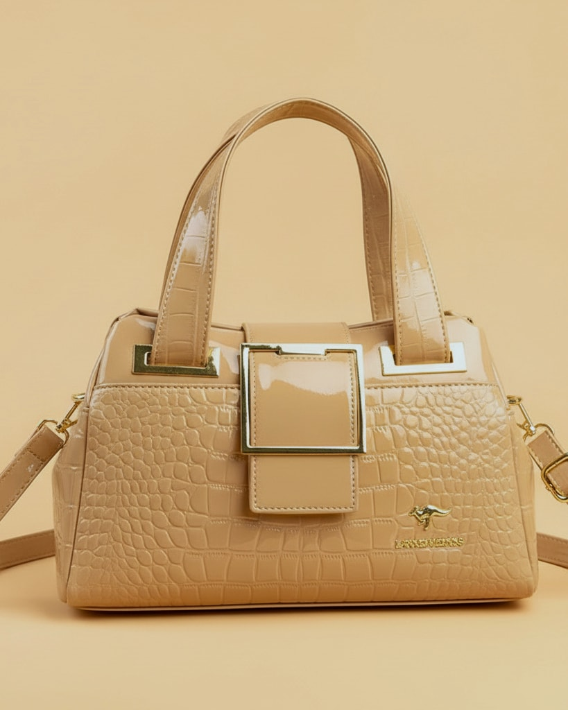 soft leather crocodile pattern crossbody bag 28300