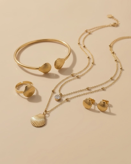 stainless steel pcs shell jewelry 53314