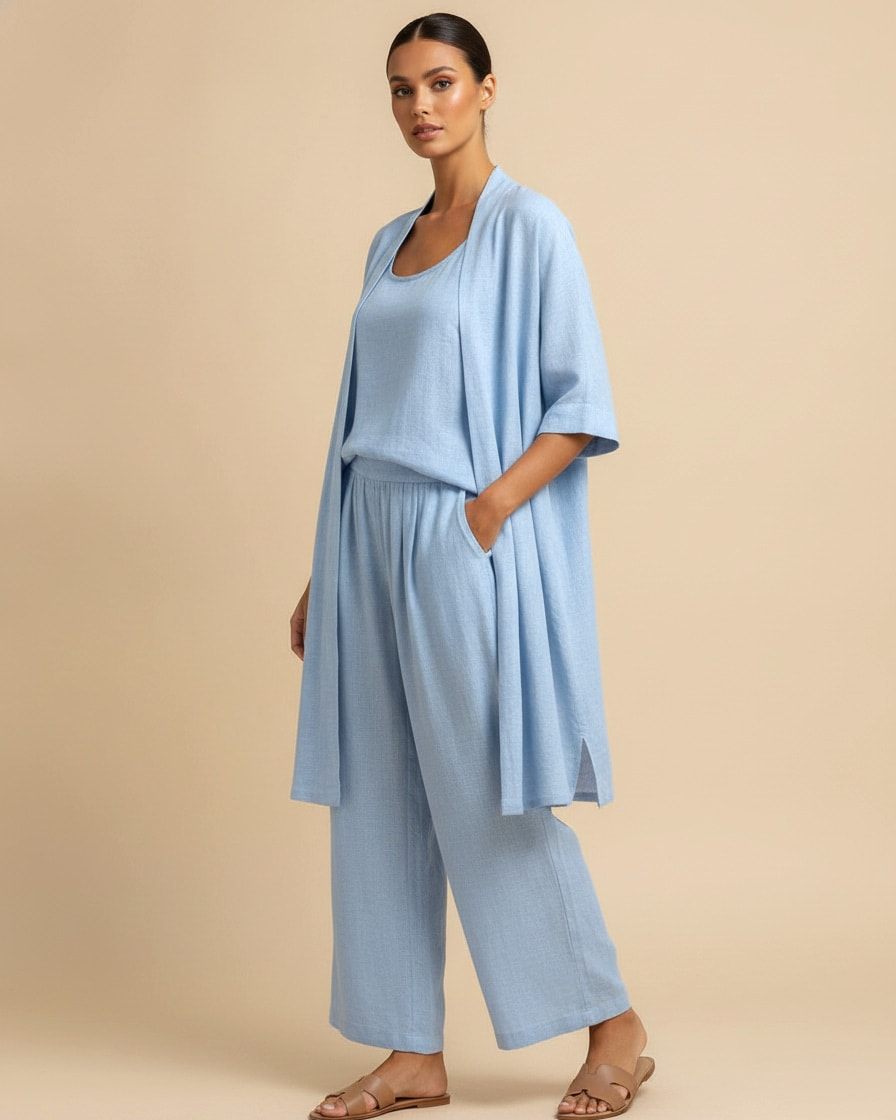 straight leg co ord set 34242