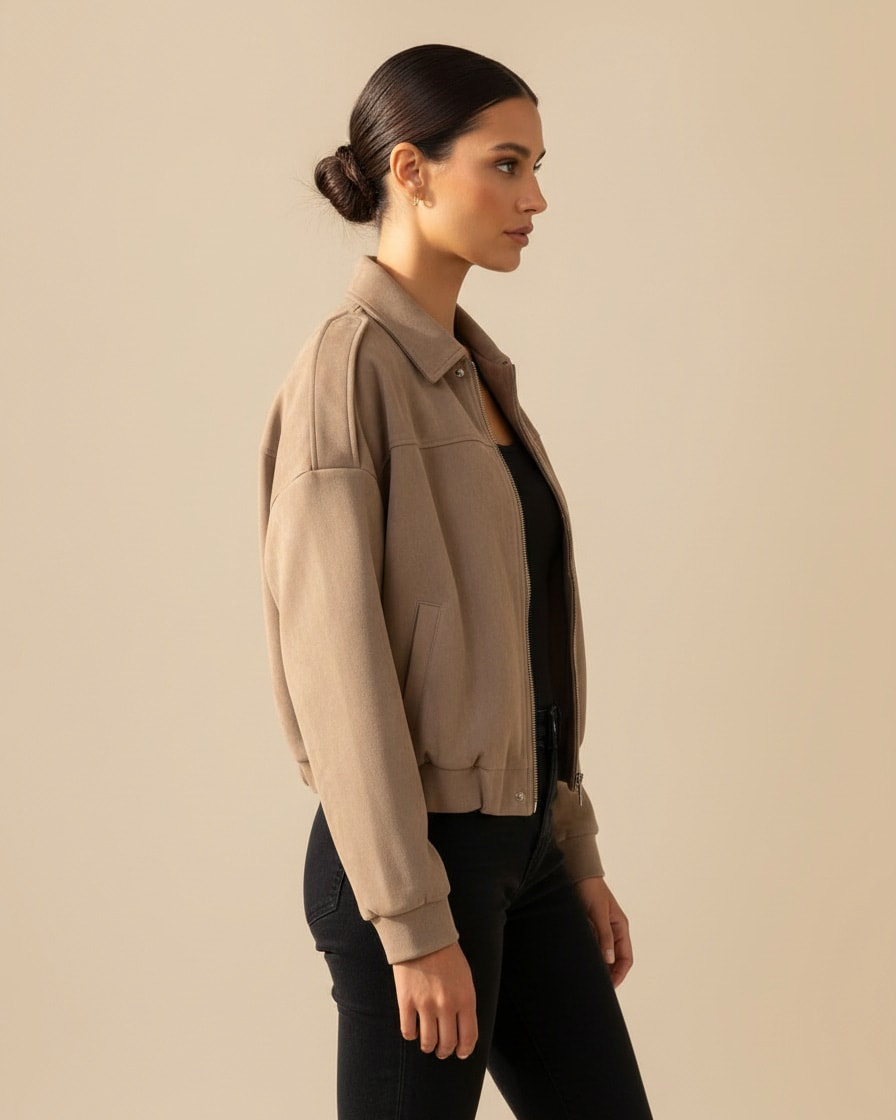 suede look jacket 32900