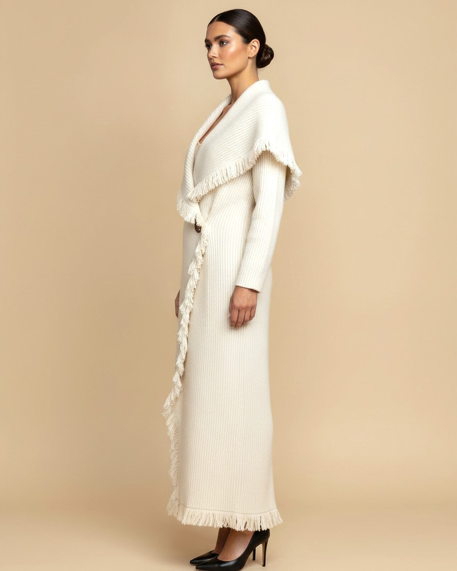 tassel cardigan coat 27000