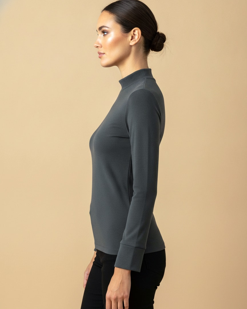 waist cinching longline coat 12100